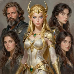 portrait of titania from fire emblem radiant dawn, painted by boris vallejo and julie bell and luis royo, trending on artstation, D&D, soft lighting, HD, sharp focus, intricate, masterpiece, concept art, character design