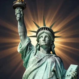 lady liberty is melting due to climate change