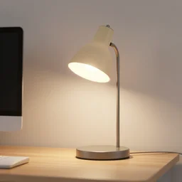 a 3 d render of a beautiful desk lamp on a desk, 3 d render, octane render, 4 k