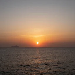 beautiful ocean sunset