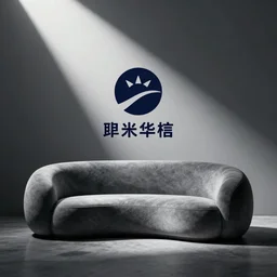 company logo, cosmic sofa