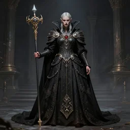 nagash editorial, warhammer nagash haute couture, godlike lich by wachowski