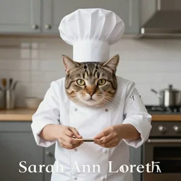chef cat by sarah ann loreth