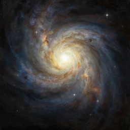gorgeous picture, painting, classi cal, sky, celestial, space, realistic, 4 k