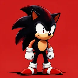 zombie sonic the hedgehog, in the style of beksinski, red, black, vibrant, chiaroscuro, high detail, perfect artwork, clean lines