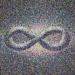 Infinity forgetting it's eternal nature and tricking itself into believing it exists as a separate self, digital art