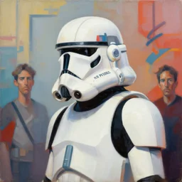 republic commando star wars clone portrait painting, medium shot, asymmetrical, profile picture, organic painting, sunny day, matte painting, bold shapes, hard edges, street art, trending on artstation, by huang guangjian and gil elvgren and ross tran
