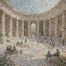 the agora if it was made in the future with social spaces, concept art, 4k