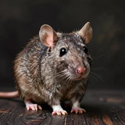 Portrait of Queen rat