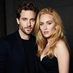 a portrait of gillian anderson by aaron ruell and mario testino