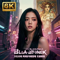 jisoo of blackpink, hyperrealistic portrait, bladerunner street, art of elysium by jeremy mann and alphonse mucha, fantasy art, photo realistic, dynamic lighting, artstation, poster, volumetric lighting, very detailed face, 8 k, award winning