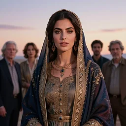 photographic portrait of a stunningly beautiful renaissance moroccan female in soft dreamy light at sunset, contemporary fashion shoot, by edward robert hughes, annie leibovitz and steve mccurry, david lazar, jimmy nelsson, breathtaking, 8 k resolution, extremely detailed, beautiful, establishing shot, artistic, hyperrealistic, beautiful face, octane render