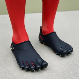 devil wearing vibram five fingers