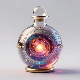 symmetry!! tiny cute an magic spherical bottle, liquid containing mysterious magic, intricate, surge round ， decoration with inscriptions in secret silver, middle ages, in the darkabstract, artstation, greg rutkowski, dan mumford, wlop, beeple, bright colors ， octane render ， 8 k ， precision detail