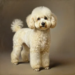 the royal poodle painting by greg hildebrant