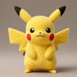 a cashmere Pikachu