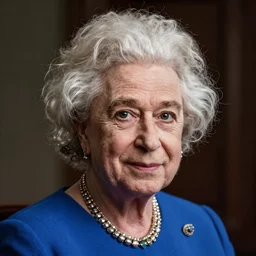 queen elizabeth einstein portrait