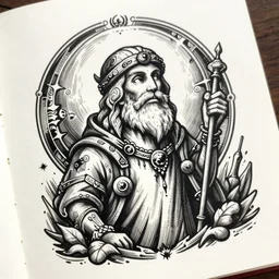 scholar of madness, black ink on paper, trending on artstation, beautiful, intricate, detailed