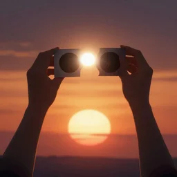 solar eclipse sunset, by alena aenami, digital art trending on artstation