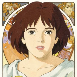 morbidly obese miley cyrus, finely illustrated face, highly detailed, colored pencil, studio ghibli, tankobon, in the style of ilya kuvshinov and krenz cushart and william - adolphe bouguereau and alphonse mucha