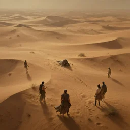 epic professional digital art of hungry barren desert, overhead zoomed out view, faint golden moody atmospheric lighting, painted, intricate, detailed, detailed, foreboding, by leesha hannigan, wayne haag, reyna rochin, ignacio fernandez rios, mark ryden, iris van herpen,, epic, stunning, gorgeous, much wow, cinematic, masterpiece.