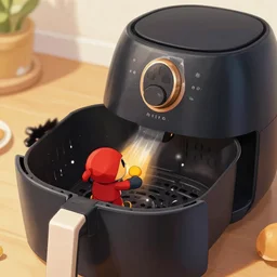 air fryer gets revealed as a smash bros character, air fryer joins the fight, screenshot