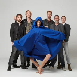 portrait of the dome diceling dancer wearing blue hall cape by artgerm and craig mullins, james jean, andrey ryabovichev, mark simonetti and peter morbacher 1 6 k
