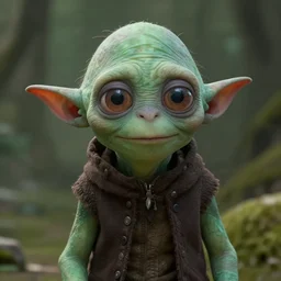 gollum as an emo kid portrait