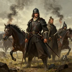 Battles without honor and humanity, historical artistic depiction, trending on artstation, digital art, by Greg Rutkowski and Ansel Adams