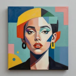 FKA Twigs profile picture by Sachin Teng, asymmetrical, Organic Painting , Matte Painting,  geometric shapes, hard edges, graffiti, street art:2 by Sachin Teng:4