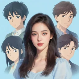 portrait woman girl miss attractive eye catching official fanart behance hd artstation by Rossdraws and Jesper Ejsing, by Makoto Shinkai and Lois van baarle, ilya kuvshinov, portrait soft blue theme