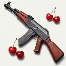 cherry on cherry violence, cherry vs cherry, ak-47