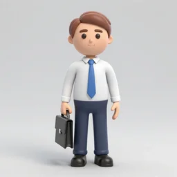business man 3 d model