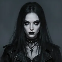 kerli koiv, grimdark, darkwave, darksynth character portrait, sharp, digital matte painting, art by luis royo, greg rutkowski, wlop, dramatic lighting, trending on artstation