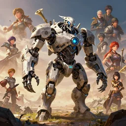 grimhorn fanghorn machine mecanical creature robot of horizon forbidden west horizon zero dawn bioluminiscence, art gta 5 comics, official fanart behance hd artstation by jesper ejsing, by rhads, makoto shinkai and lois van baarle, ilya kuvshinov, ossdraws borderlands and by feng zhu and loish and laurie greasley, victo ngai, andreas rocha, john harris alena aenami artworks in 4 k