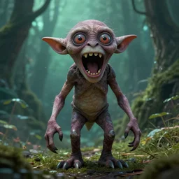 gollum, the scream