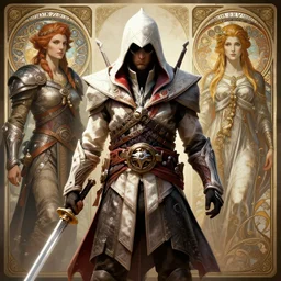 cinematic shots, deep focus, d & d, fantasy, complex, elegant, highly detailed, digital painting, artstation, concept art, matte, clear focus, illustration, hearthstone, assassin's creed, horizon zero dawn 2, works by artgerm, greg rutkowski and alphonse mucha