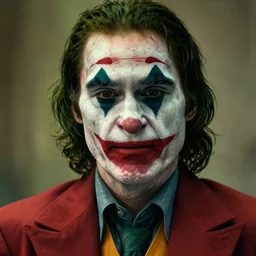 A still of Keanu Reeves as Joker on Joker (2019), award winning photo, unreal engine, highly detailed features