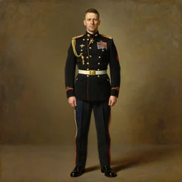 full body portrait of the dictator of the boston celtics, 1 9 5 5, in full military garb, oil on canvas by william sidney mount, trending on artstation