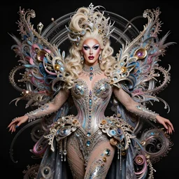 the drag queen, 4 k, intricate detailed, jaw dropping, gorgeous, surreal, octane render
