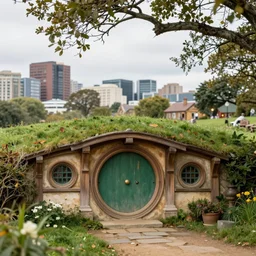 photo of Hobbits on a city