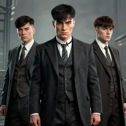 Peaky Blinders as cyberpunk characters