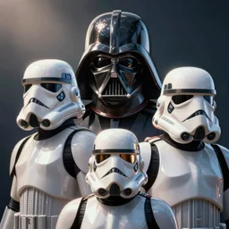 a mix of darth vader's helmet and storm troopers helmet. concept art, trending on art station.