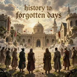 history of forgotten days, medival, hyperealism render, octane, 8 k