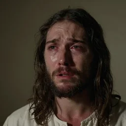 jesus crying