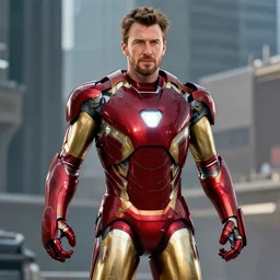 chris evans as iron man