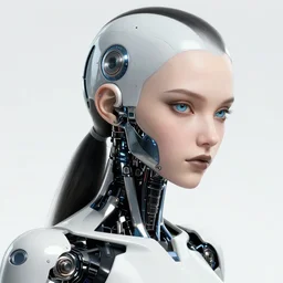 cyborg girl, sharp details, sharp focus, elegant, highly detailed, illustration, by jordan grimmer and greg rutkowski and pine ( ハイネ ) and 薯 子 imoko and 香 川 悠 作 and wlop and maya takamura, intricate, beautiful, trending artstation, pixiv, digital art