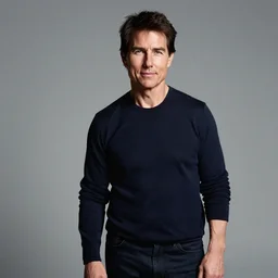 A studio photo of Tom Cruise