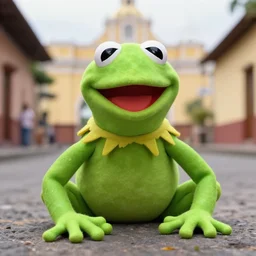 kermit the frog youtube vlog video in guatemala