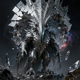 impressive ominous front!! shot photo of a quetzalcoatl character fine portrait fine portrait mesmerizing fractal hyper cubes platinum cracked dark future hyper dimensional space galactic crystal nebula edges elegant detailed intricate concept artstation sharp focus ray tracing cinematic masterpiece temporal corruption beeple wlop germ 8 4 k scifi glossy hyper realistic illustration canon eos r 3 fujifilm x - t 3 0 sony alpha a 6 6 0 0